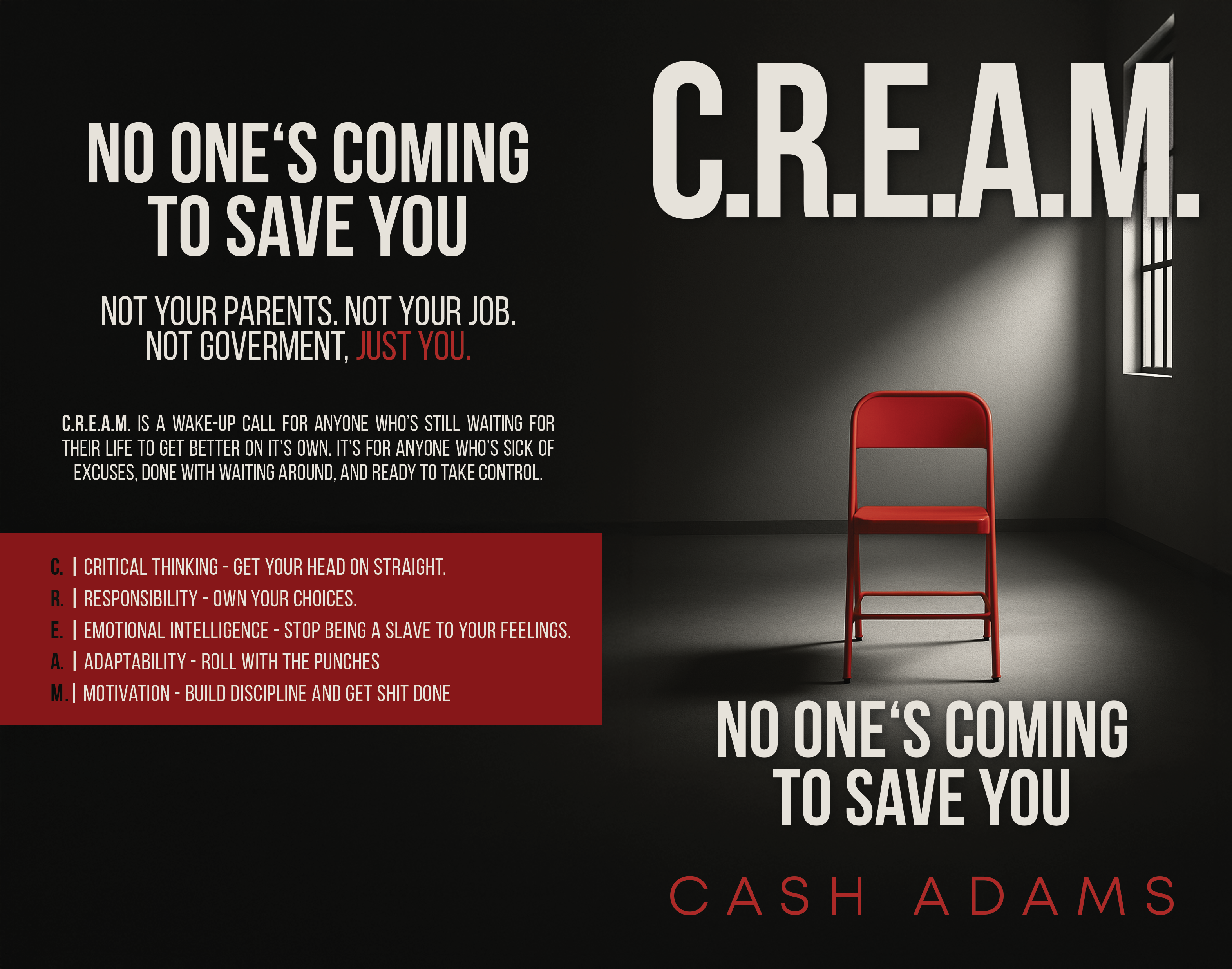 C.R.E.A.M. Book by Cash Adams